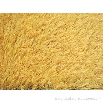 9800Dtex Yellow Colored Artificial Grass Carpet Turf Lawns